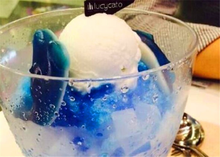 蓝色冰淇淋加盟