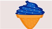 藍色冰淇淋